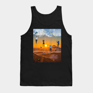 I SEE WE ALL CLIMB UP TO THE CLOUDS Tank Top